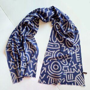 Yarnz Womens Lightweight Cashmere Wool Large Shawl Scarf 26"x77"